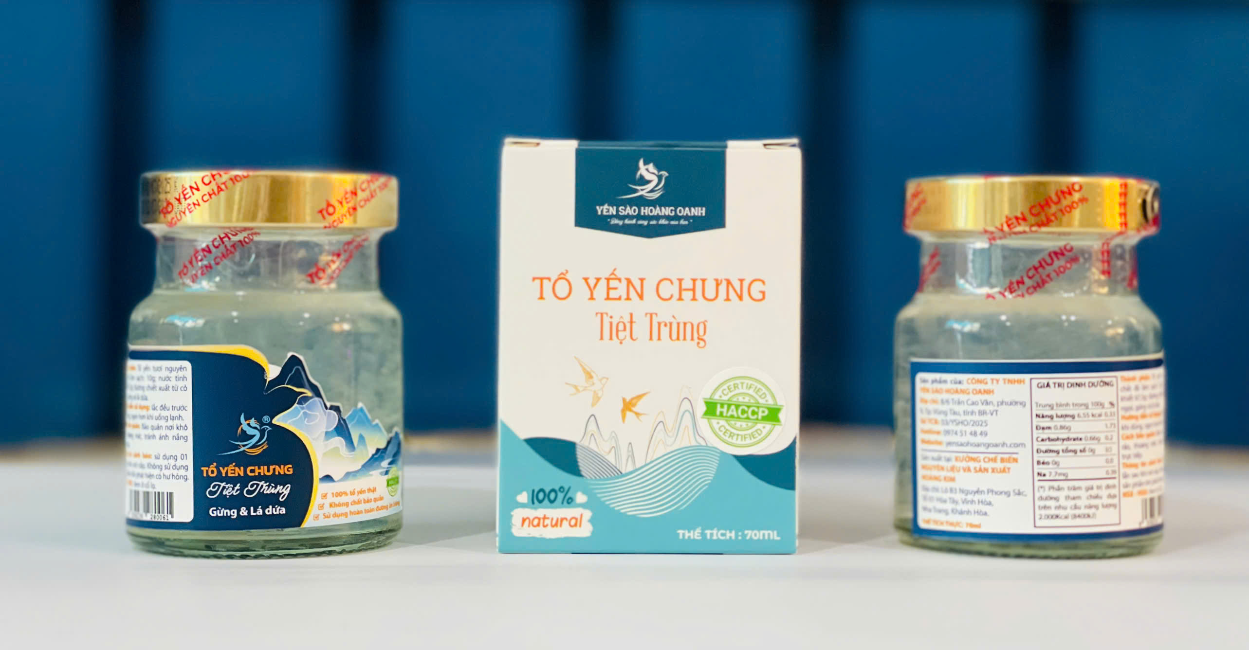 Tổ yến chưng vị Gừng & lá dứa - 70ml