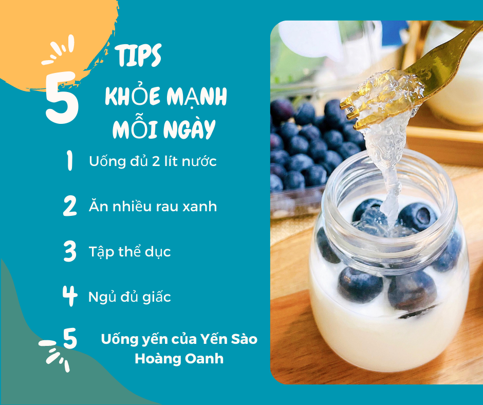 Khỏe mạnh mỗi ngày cùng Yến Sào Hoàng Oanh 